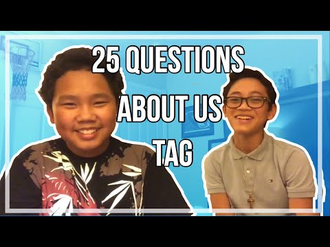 25 questions about us tag|Sean and Justin