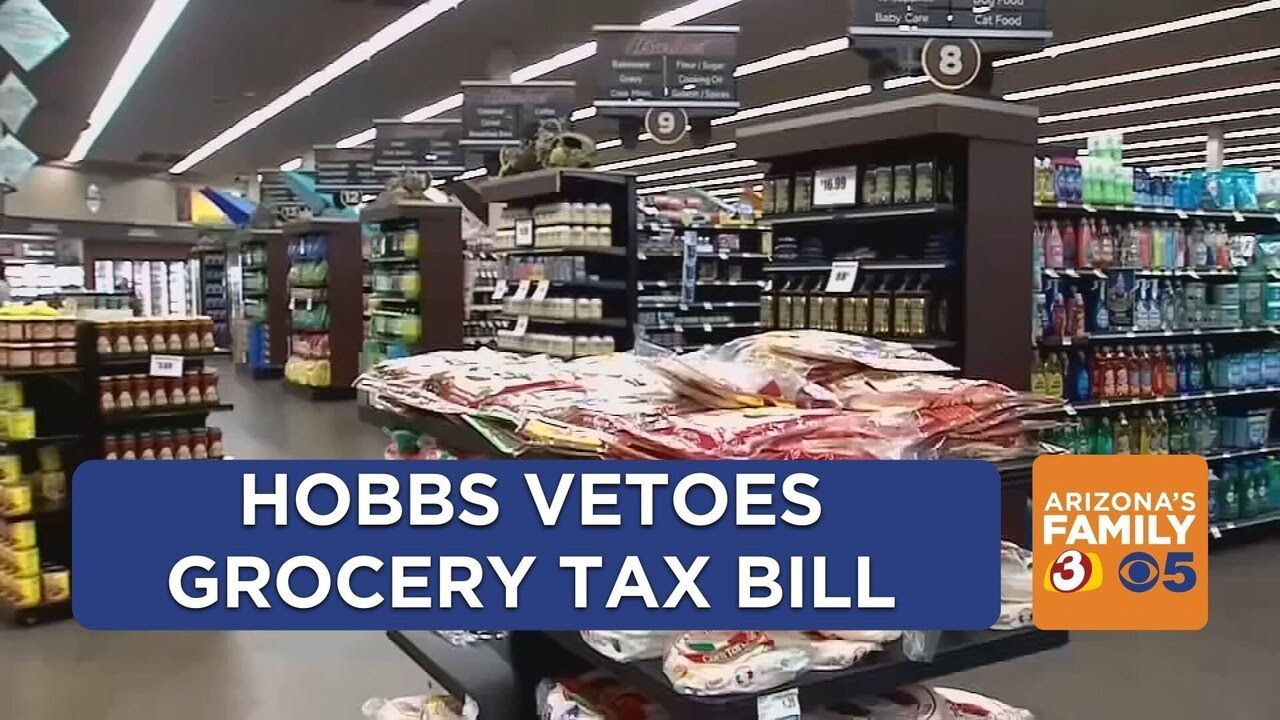 Gov. Hobbs vetoes grocery tax bill YouTube