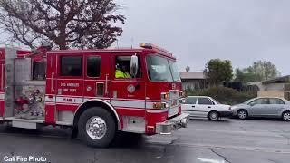 LAFD Engine 91 Responding