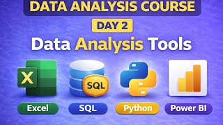 Data Analysis Tools Explained | Excel, SQL, Python, Power BI (Day 2)