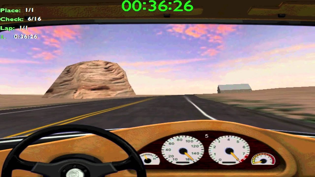 Midtown Madness 2 Panoz Roadster At Rocky Desert Youtube