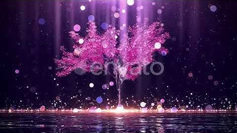 Dream Tree Particle Background | Motion Graphics - Videohive template