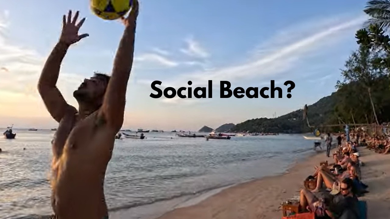 Sairee Beach Vibes | Koh Tao's Social Beach Life (4K)