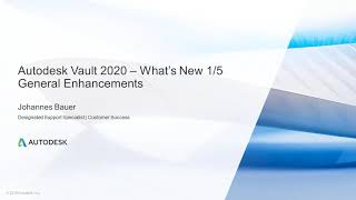 What's new in Vault 2020 - General Enhancements - 1/5