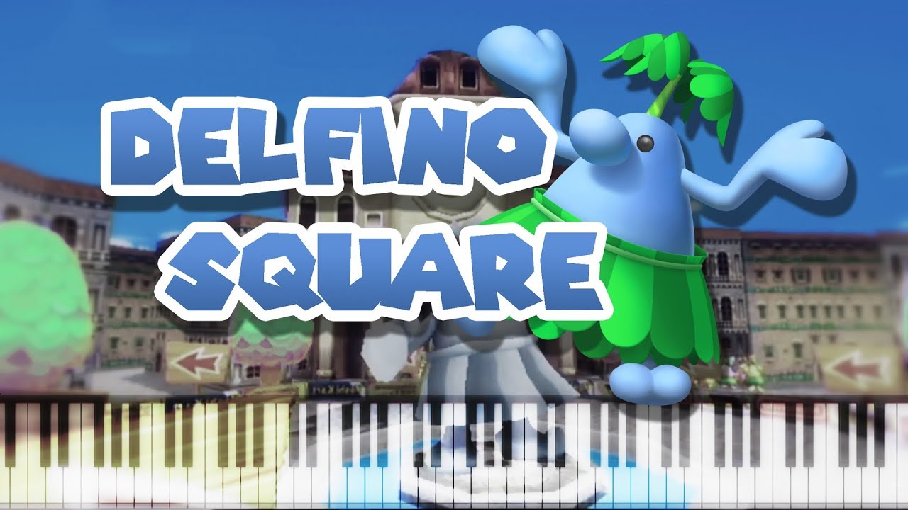 Synthesia [Piano Tutorial] Delfino Square - Mario Kart DS