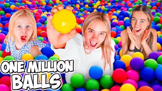We Filled our House with ONE MILLION Balls! screenshot 5