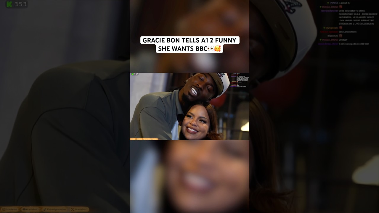 ГРЕЙСИ БОН ГОВОРИТ A1, ЧТО ХОЧЕТ BBC #graciebon #a12funny #streamer #stream #shorts #london #uk #...