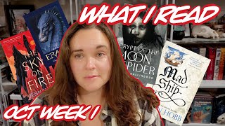 Weekly Reading Chat: The Sky on Fire, The Mad Ship and more
This week I unfortunately DNFd The Sky on Fire by Jenn Lyons.
I finished, and loved, The Crypt of the Moon Spider by Nathan Ballingrud.
I am still ✨️obsessing✨️ over The Mad Ship by Robin Hobb.
Progress is being made to read the YA books I missed with Eragon by Christopher Paolini. Weekly Reading Chat: The Sky on Fire, The Mad Ship and more