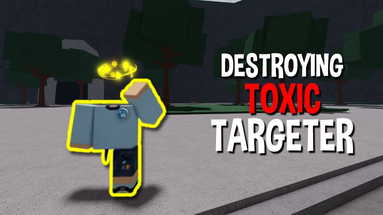 DESTROYING A TOXIC TARGETER in The Strongest Battlegrounds... 😂