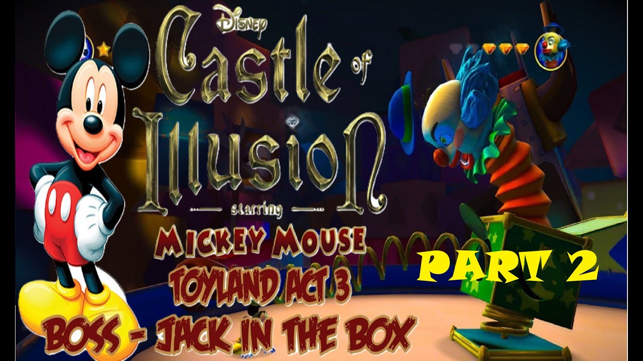 MICKEY MOUSE's - CASTLE OF ILLUSION - PART 2 || FULL HD 60 FPS