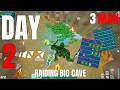 DAY 2 OF HOW A 3 MAN BUILDS IN THE *NEW FLOATING ISLANDS CAVE* ON THE MOST POPULAR SERVER - INX 3MAN