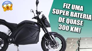  BATERIA CASEIRA DE 300KM DE AUTONOMIA PARA MOTO ELETRICA - (VOLTZ EVS COM BATERIA DE VOLVO)