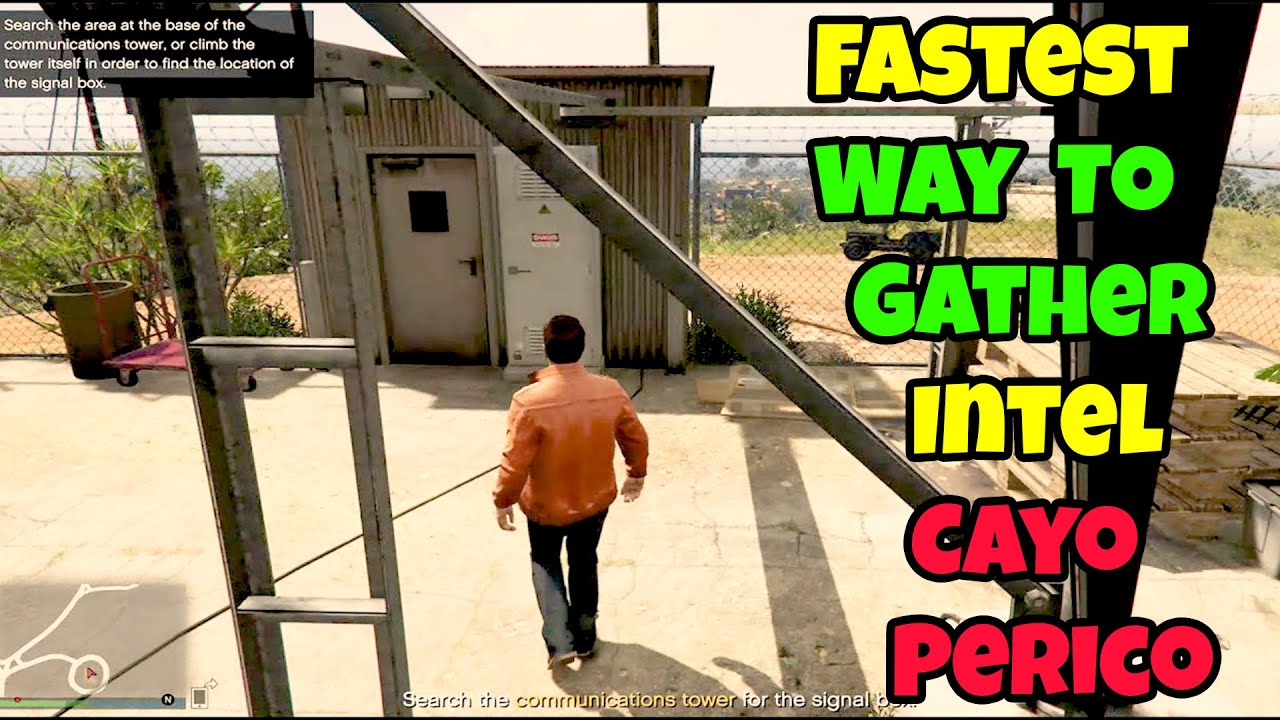 Fastest Route On Gather Intel GTA 5 Online The Cayo Perico Heist