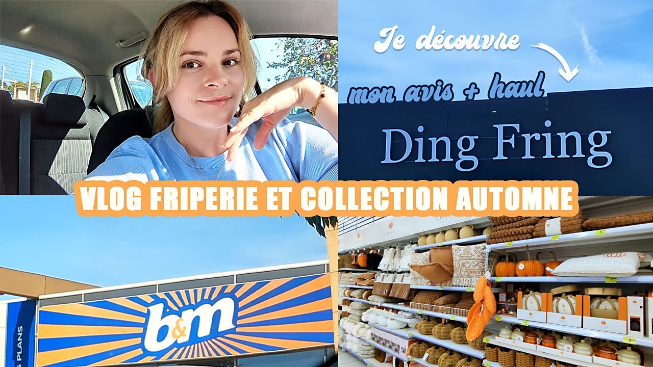 VLOG JE DÉCOUVRE DING FRING et LA COLLECTION AUTOMNE de B&M (COME SHOPPING WITH ME) | JUSTINE DUERRE