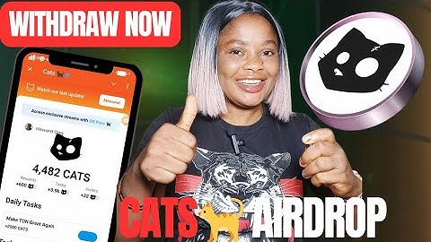 CATS AIRDROP ALLOCATION TO BITGET || WITHDRAW NOW
