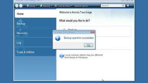 Acronis True Image Home - Back up and Restore particular files with bootable media