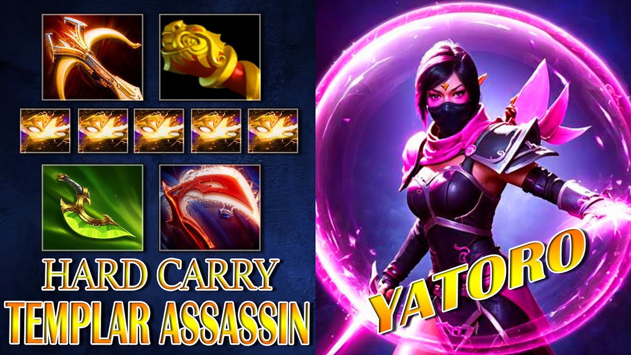 Templar Assassin - Yatoro Super Hard Carry 15k Average MMR Gameplay | Learn How To Carry - Highlight
