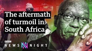 South Africa riots: Is recent unrest a sign of deeper tensions? - BBC Newsnight