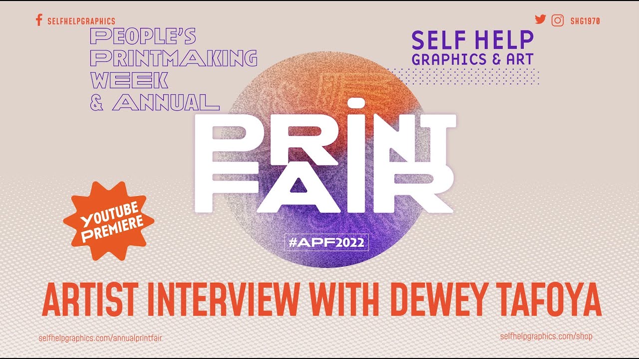 Annual Print Fair Feature: Dewey Tafoya and "Navigating Colonial Identities, 2022" 