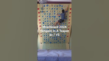 Moonboard Benchmark: Tempest In A Teapot (6c / V5)