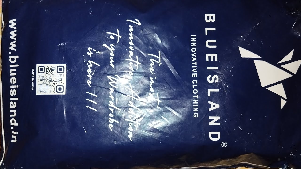 Blue island shirt unboxing 2024 YouTube