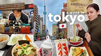 TOKYO 🇯🇵 eating at the best food spots in asakusa 🍜 trying wagyu beef 🥩 shopping & mini haul vlog