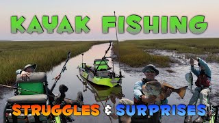 Kayak Fishing: Struggles & Surprises (Accidents, Redfish, Strange Fish, & Pelican Pete)