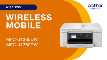 MFCJ13655DW set up wireless with WPS - mobile device