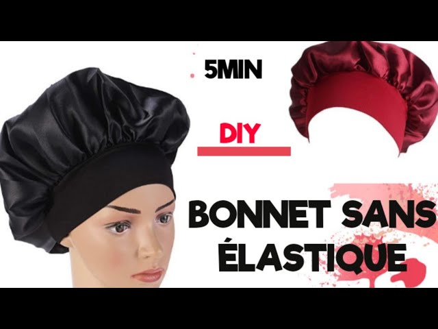 Bonnet en wax doublure satin 