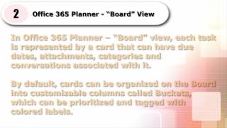 What is Office 365 Microsoft Planner