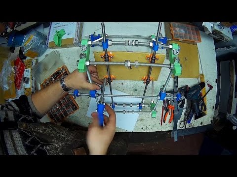 3D принтер Prusa Mendel i2 #16 Стол и направляющие ось Y