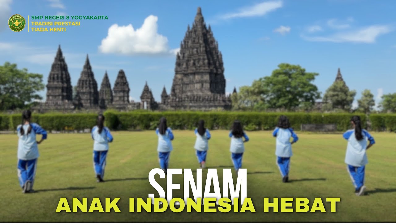 Lomba Senam Anak Indonesia Hebat 2025_SMP Negeri 8 Yogyakarta_Daerah Istimewa Yogyakarta