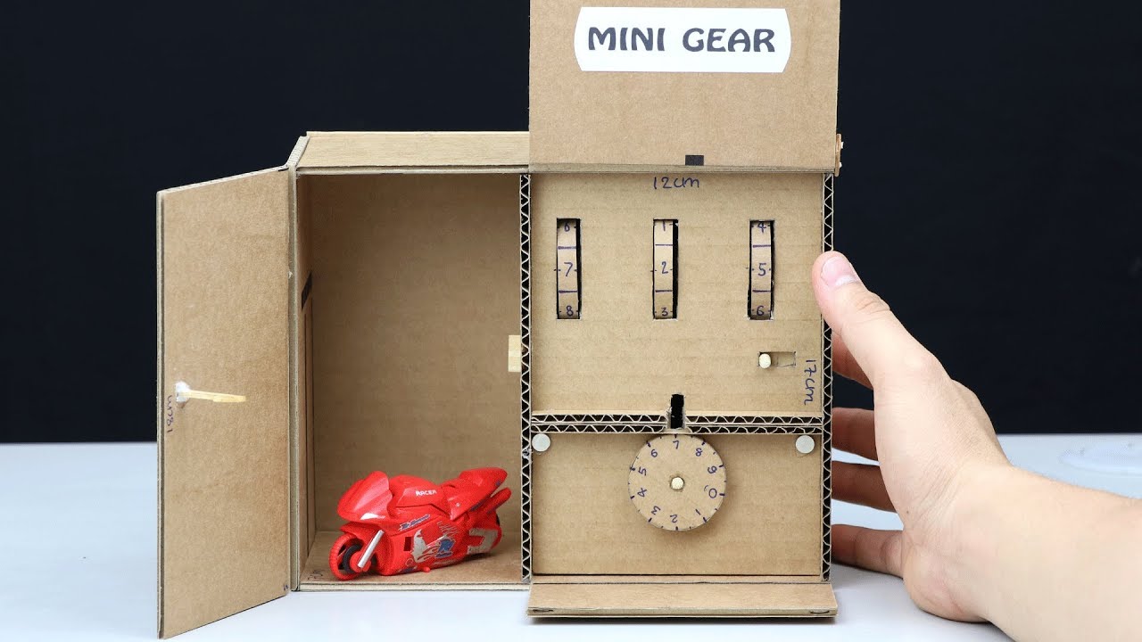 How To Make Safe Locker 2 Level From Cardboard - 