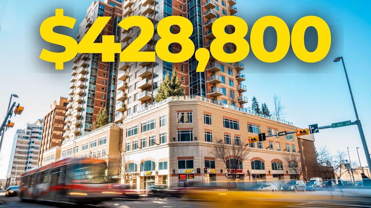Inside a 428,800 West End DOWNTOWN CONDO Calgary Real Estate 2022