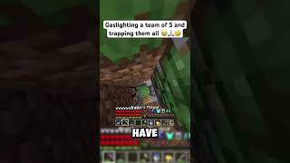 no WAY this trap actually worked 💀💀💀 #minecraft