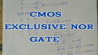 Design of CMOS EX-NOR Gate || Schematic diagram || Explore the way