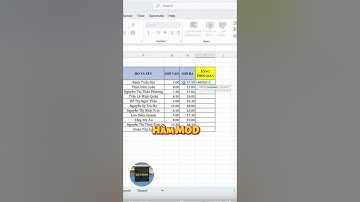 Phần 77. Cách tính tổng giờ làm của 01 nhân viên trong excel #shorts