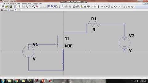 Lecture 9 JFET I V charateristics using LTSpice
