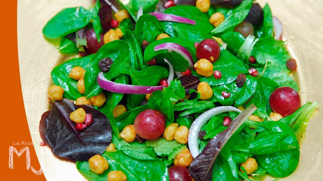 Ensalada de garbanzos y espinacas de GOT