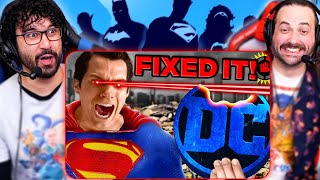 Film Theory: Dear DC, I Fixed Your Universe… AGAIN! REACTION!! (James Gunn DC Universe)