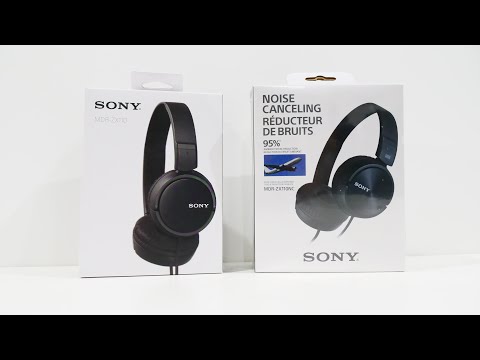 Sony Noise Canceling On-ear Wired Headphones (mdrzx110nc) : Target