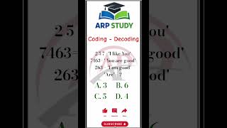 Reasoning SSC GD, coding decoding  Set #shorts #reasoning #sscgdreasoning #exam #sscgdexam