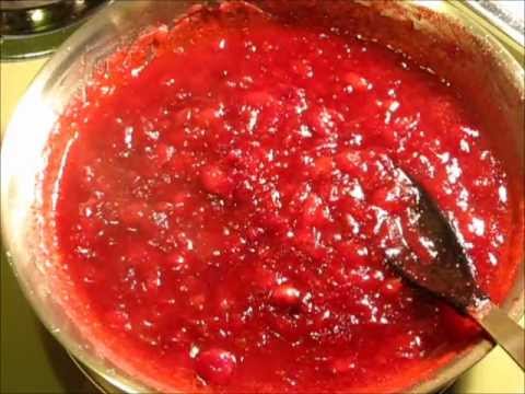 FRESH CRANBERRY SAUCE - How to make CRANBERRY SAUCE Recipe