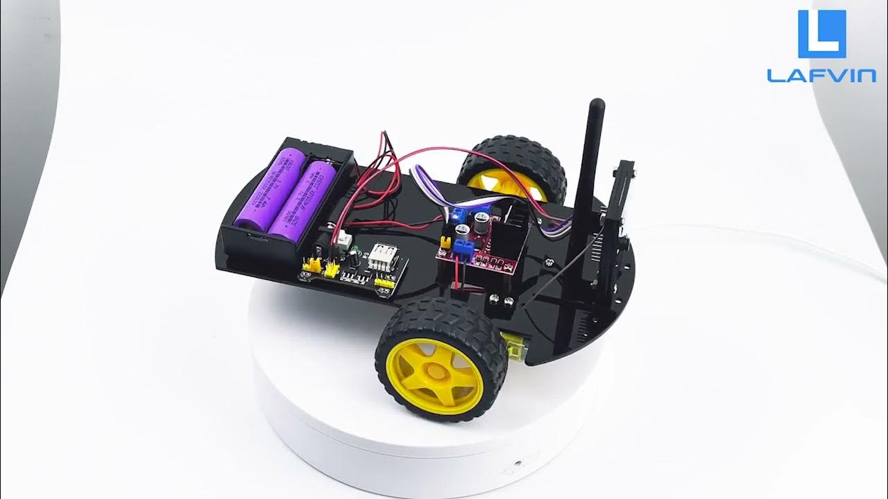LAFVIN 2WD Smart Robot Car Kit with Wifi ESP32 Camera Starter Kit for ...