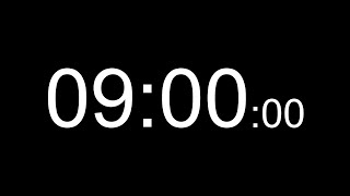 9 Minute Timer (Sound Alert, Millisecond) | 9 Dakika Sayaç (Sesli Uyarı, Salise)