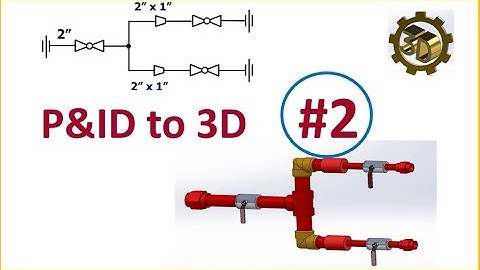 ⚡ #2  P&ID to 3D Model, Tips for SOLIDWORKS