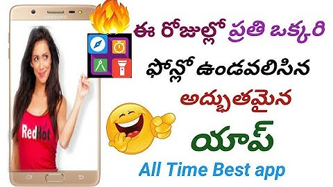 Latest best apps 2018|multi use android apps 2018 in telugu by telugu tech