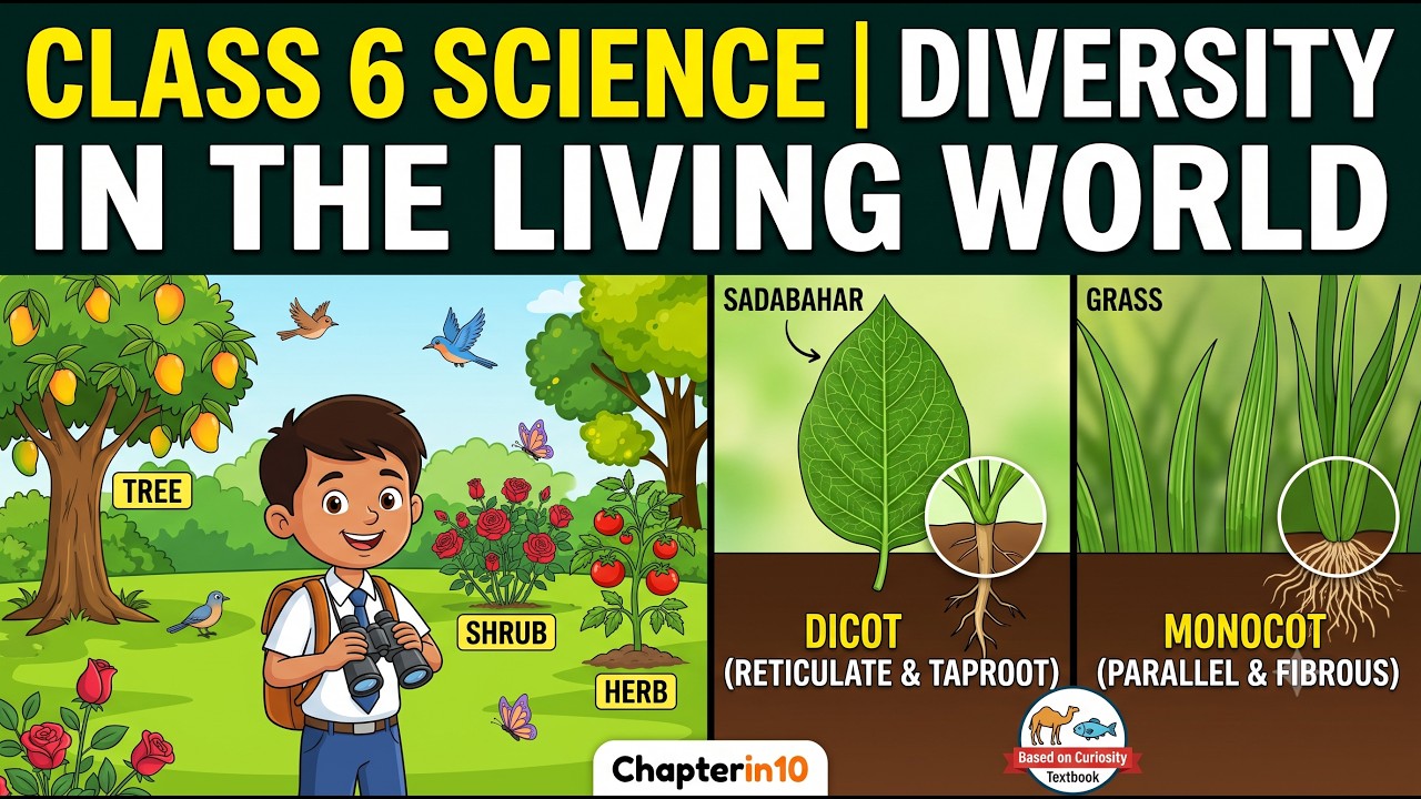 Class 6 Science Chapter 2 | Diversity in the Living World | Curiosity ...
