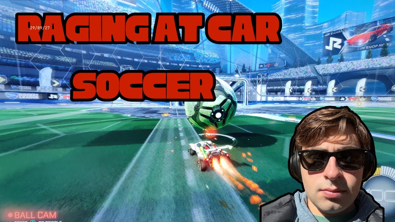 Raging At Car Soccer (Crash Out)