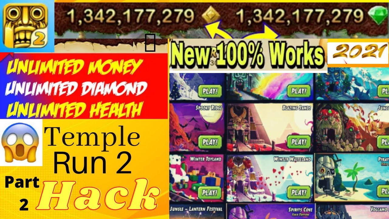 Temple Run 2 MOD APK Hack Unlimited Coins, Gems Money